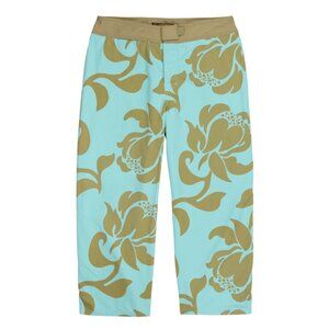 Patagonia Pataloha Kokawe Capris Clouds Basil Hawaiian Floral Travel Size 6‎